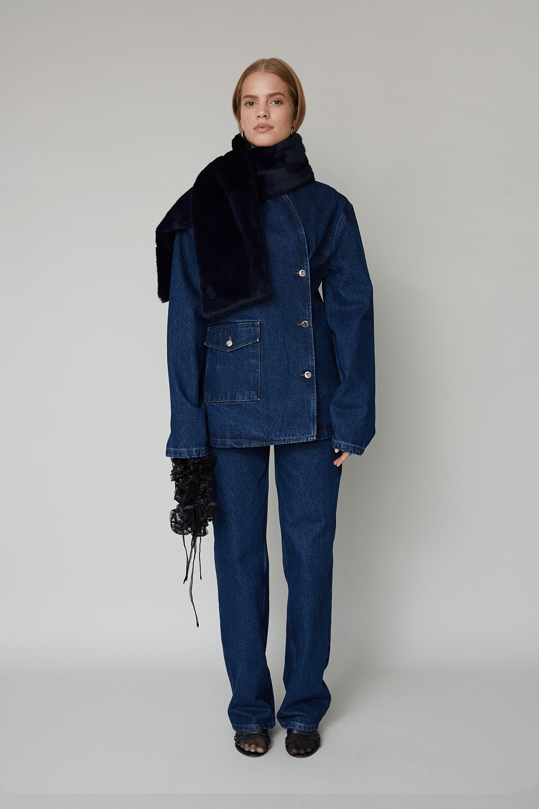 OpéraSPORT - Eleanor scarf, Navy